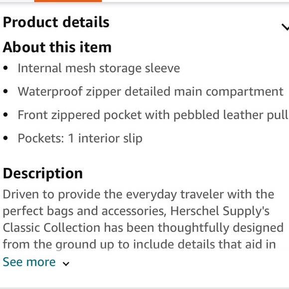 Herschel Draft Kings Raven Crosshatch Travel Bag - Picture 12 of 12